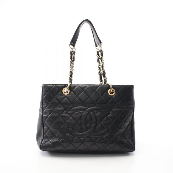 Chanel Matelasse Grand Shopping Tote Bag Caviar Skin Tote Bag - Picture 1 of 10